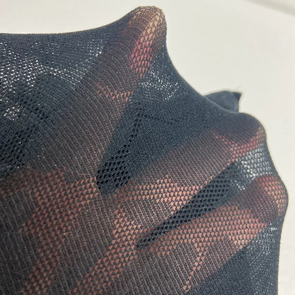 NWT European tights Italy Footless Pattern Sz S/M